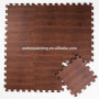 children eva foam wood grain floor game coating mat baby play mat gym