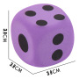 High quality custom game entertainment letter number kids eva toys foam dice