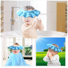 Superseptember Soft bonnet de douche réutilisable pour bébé