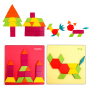 2020 Tangram puzzles wooden kids puzzles educational toys tangram shape in china