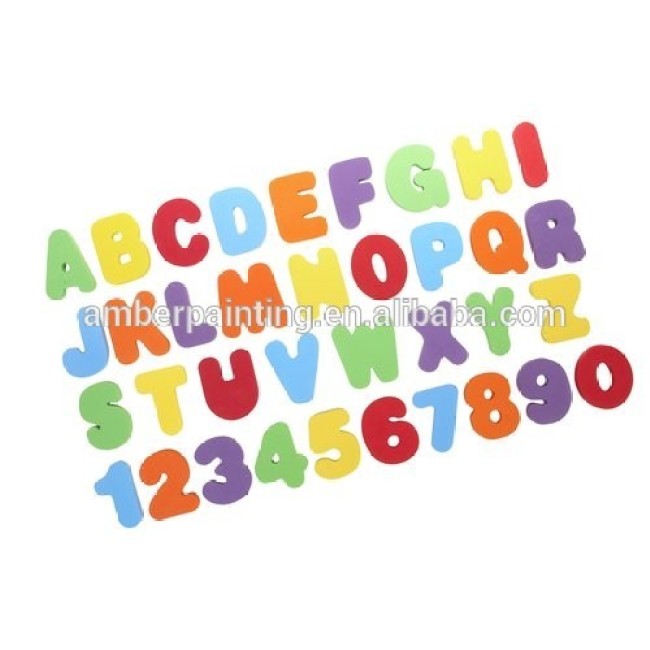 Hot Sell Letters And Numbers EVA Foam Education Bath Toys