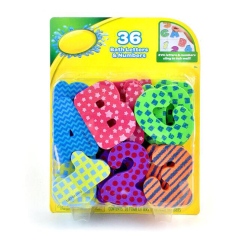 Color personalizado letras y números de pantalla de seda tina de espuma eva juguetes de baño para bebés para niños letras de juguetes de baño juguetes de baño para niños