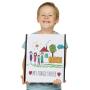 Educational magnetic toy whiteboard with stand for kids A313