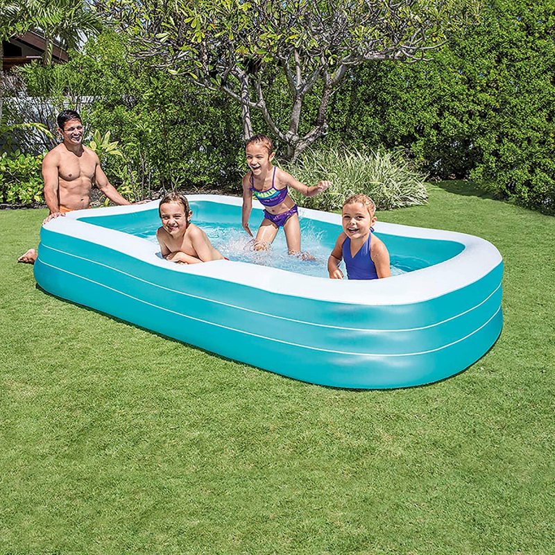Foldable Inflatable water Round Inflatable Outdoor Kids splash play mat Swimming and Wading Watermelon Pool water toys