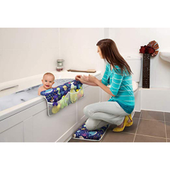 Non-slip baby bath tub kneeling pad mat