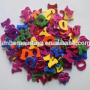 Custom made promotion glitter letter stickers foam alphabet sticker
