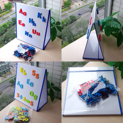 Обучающая небольшая подставка с магнитной игрушкой, складная доска для детей, волшебная доска для рисования