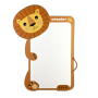 Custom 2020 new cartoon animal kids and child magnetic whiteboard for wall sticker kids of unicorn crocodile lion hippo koala