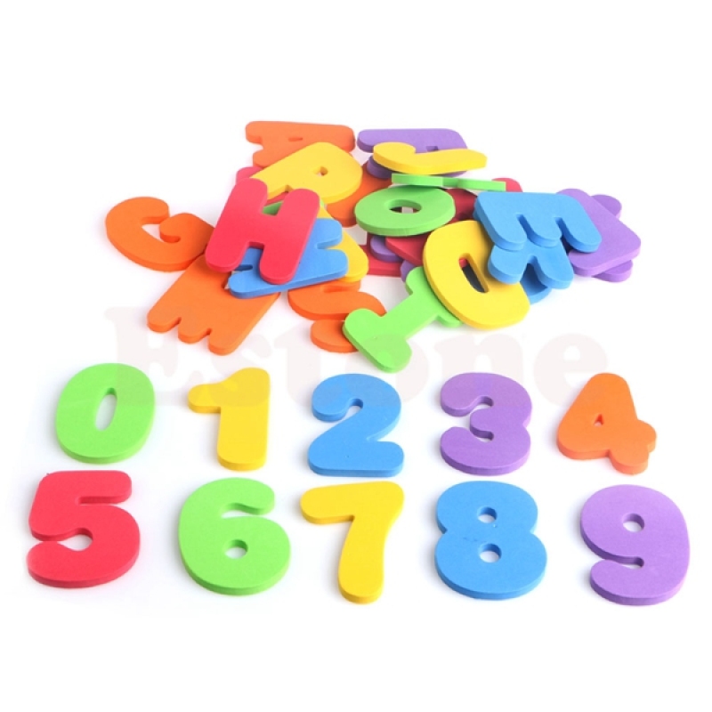 High quality eco friendly educational letter baby foam bath toys
