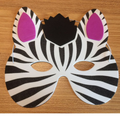 Visage d'animal de masque 3D en mousse EVA personnalisé bon marché promotionnel pour les enfants