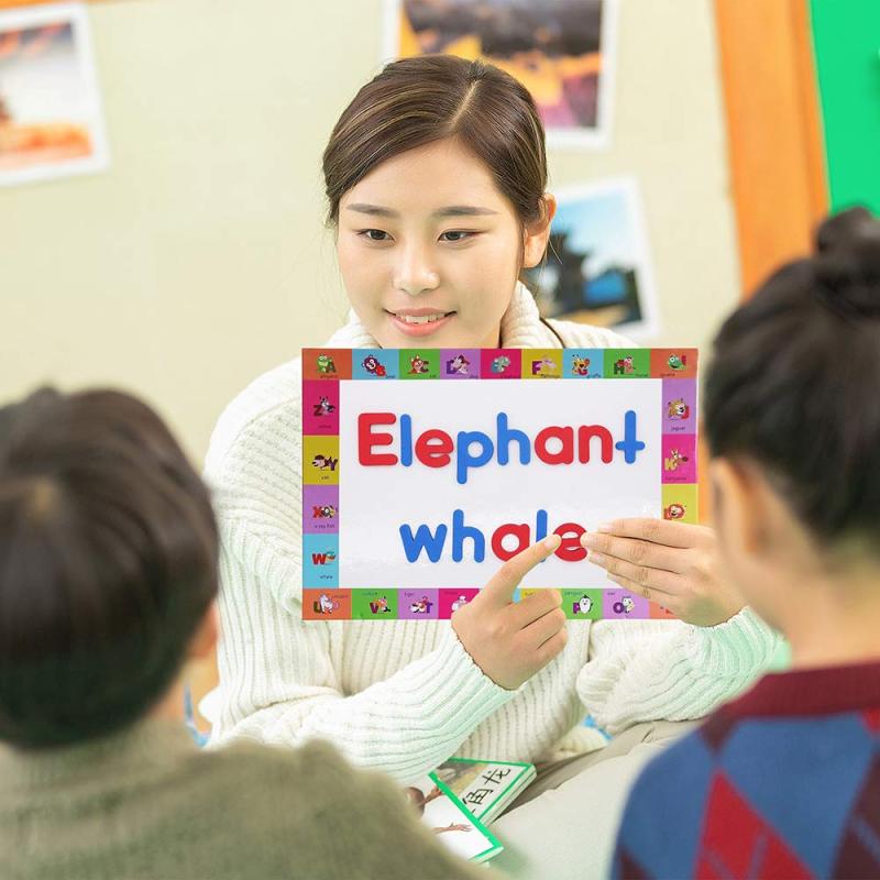Customized wholesale box alphabet foam letters number magnetic boardtoy painting whiteboard