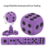 High quality custom game entertainment letter number kids eva toys foam dice