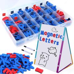 Vente en gros de jouets pour enfants peinture tableau blanc abc ensemble de lettres magnétiques