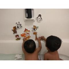 Juguetes de baño para bañera de bebé 36 letras y números de baño baño de espuma eva para niños