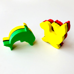 imán de nevera de espuma EVA personalizado 3D para niños