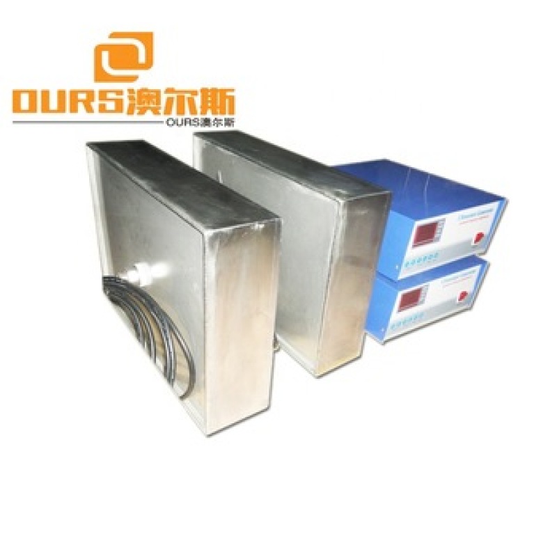 Factory Product 5000W Immersible Ultrasonic Vibration Plate Waterproof Ultrasonic Transducer Pack