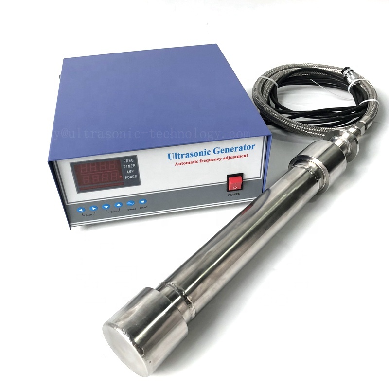 Biodiesel Oils Extraction Ultrasonic Liquid Processor Immersion Ultrasound Tube Reactor 1000W High Intensity With Generator