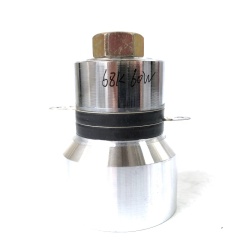 High Vibration Frequency Piezoelectric Ultrasonic Transducer 68K 60W Industrial Ultrasonic Cleaning Machine Transducer