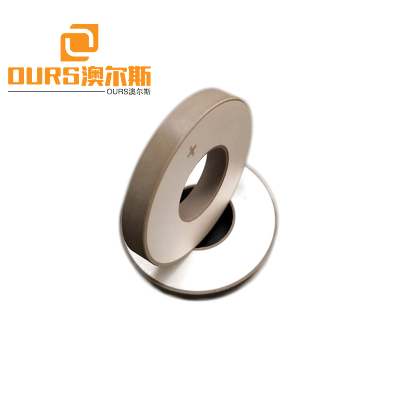 China Supplier Piezo Sensor piezoelectric ceramic pzt4 ring piezo ceramic rectangle   50*17*5mm