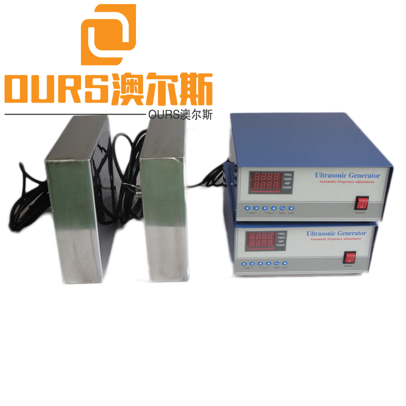 2000W 40KHZ Frequency Side Type Immersible Ultrasonic Transducer For Auto Parts Cleaning