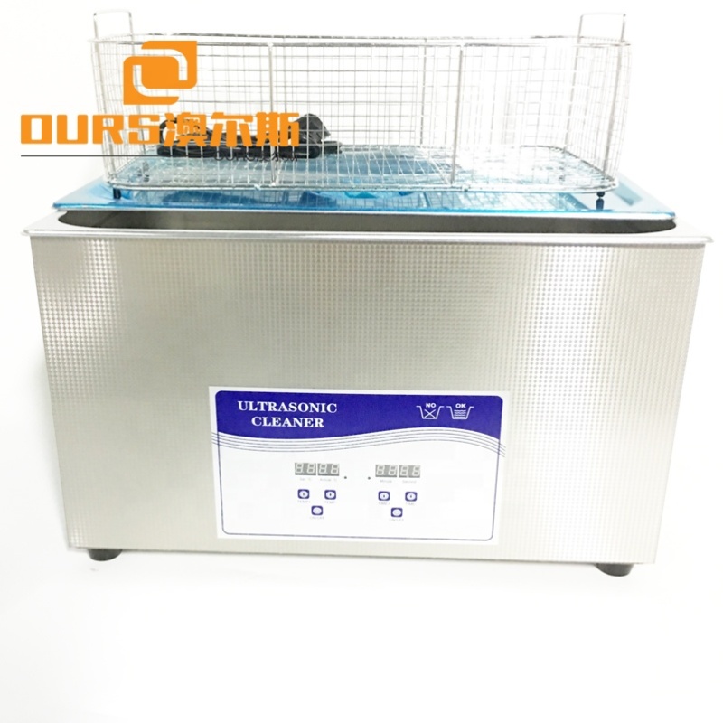 Big table type SS304 digital timer and heating ultrasonic cleaner ultrasonic washer 30L