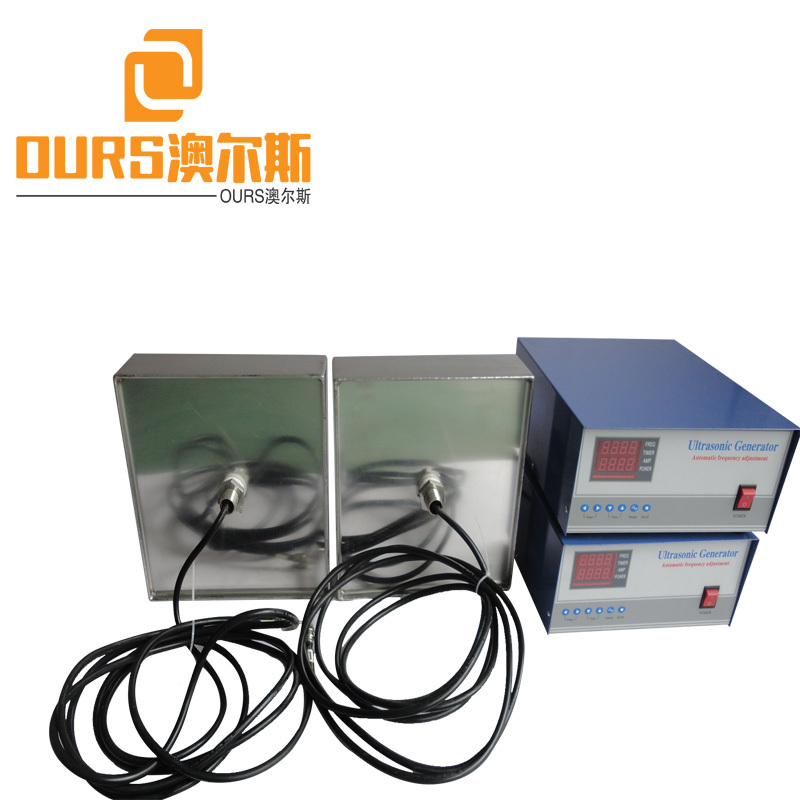 3000W 28kHz/40kHz Dual Frequency Customized Various Size Ultrasonic Immersible Pack For Cleaning Parts