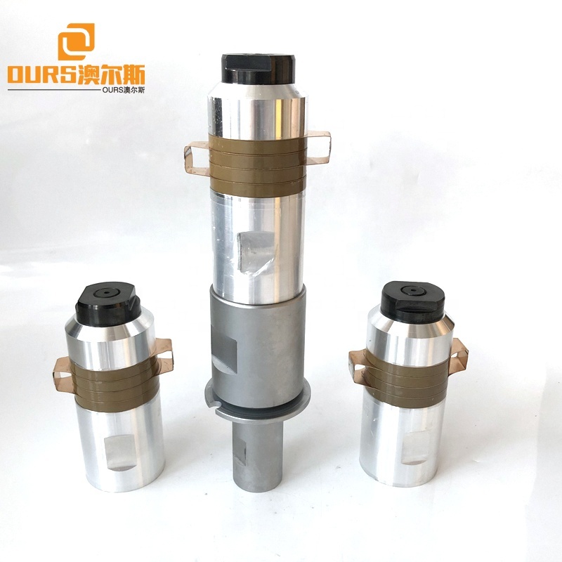 20K 2000W Ultrasonic Transducer For  Ultrasonic Face Mask Welding Machine Piezoelectric Ceramic Welding Transudcer
