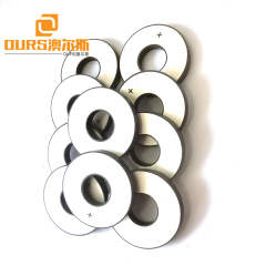 38.1 * 13 * 6.35 mm P44 Material Piezoelektrische Keramikringe Keramische piezoelektrische Komponenten