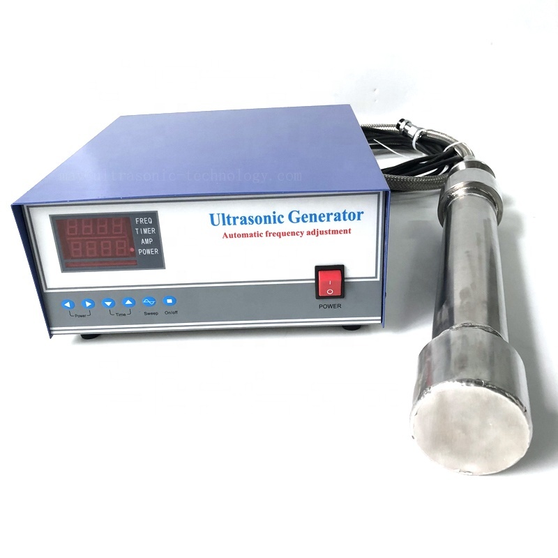 High Power 1500W Industrial Ultrasonic Tubular Vibration Transducer Immersion Biodiesel Cleaning Transducer Rod And Generator