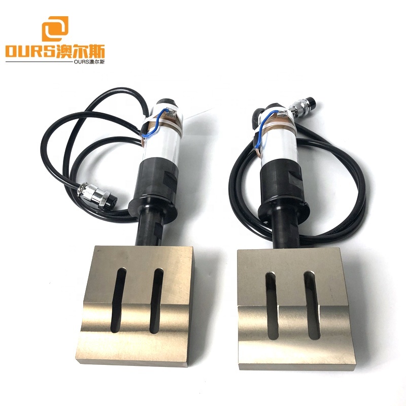 20K 2000W Ultrasonic Welding Transducer And Horn Use For Ultrasonic Non Woven Mask Digital Making Machine