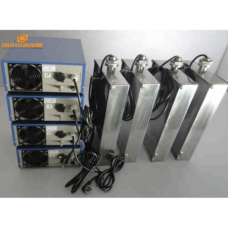 Ultrasonic ImmersibleTransducer Pack high power 1500w Variable Frequency 25khz-130khz