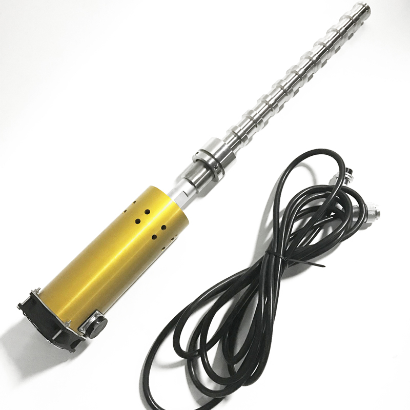 20k ultrasonic biodiesel reactor with flowing ultrasonic homogenizer for Industrial and Food Applications