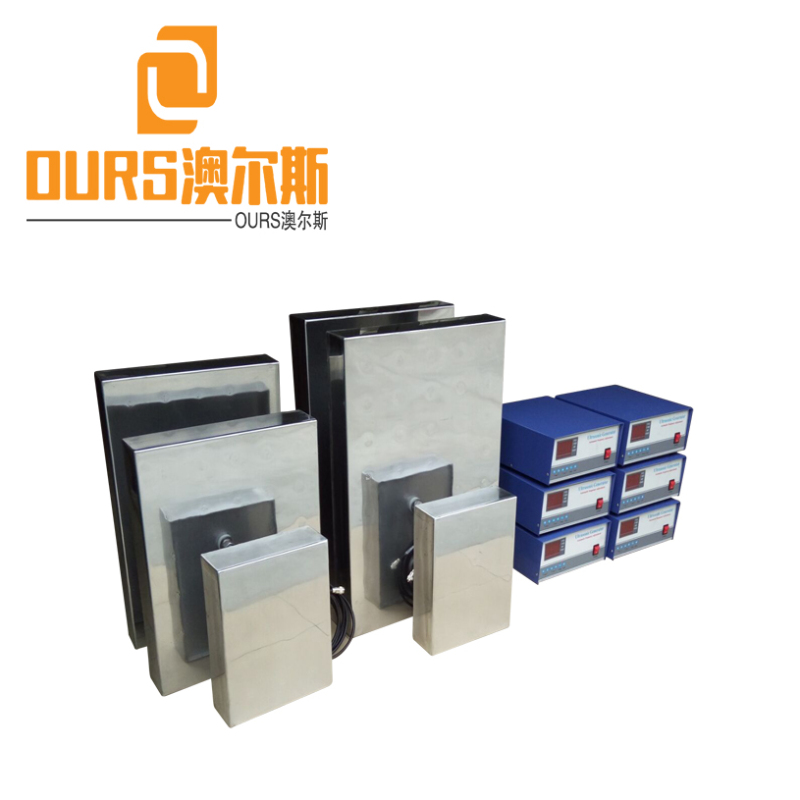 20KHZ/25KHZ/28KHZ  Side Installing Immersible Ultrasonic Vibrators Pack For Degreasing Tank