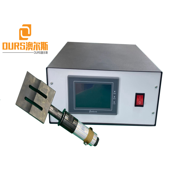 2000w 20khz Ultrasonic Welding Generator Sealing Face  With Transducer and 110*20mm horn