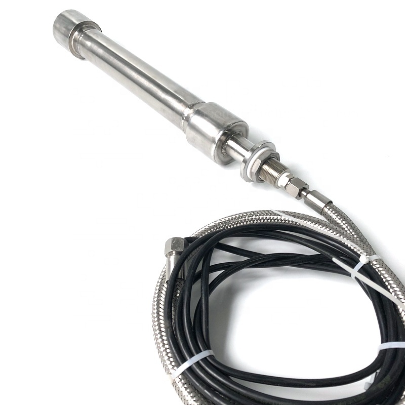 China Supply Submersible Ultrasonic Cleaning Reactor Rod 25K-27K Industrial Ultrasound Tubular Reactor For Biodiesel Cleaning
