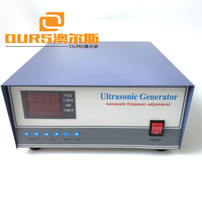 80KHZ Power/Time Adjustable Ultrasonic Vegetable Cleaning Generator Stainless Steel Ultrasound Pulse Power Generator With CE