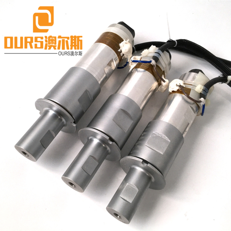 Factory Product 1800W 20KHZ Non-woven fabric Ultrasound ultrasonic welding transducer with booster