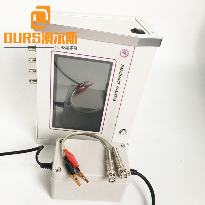 No Pressing Button Ultrasonic Impedance Analyzer Equipment For Piezoceramic