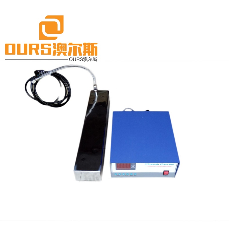 Immersible Ultrasonic Vibrators Pack transducer and generator for ultrasonic parts cleaner