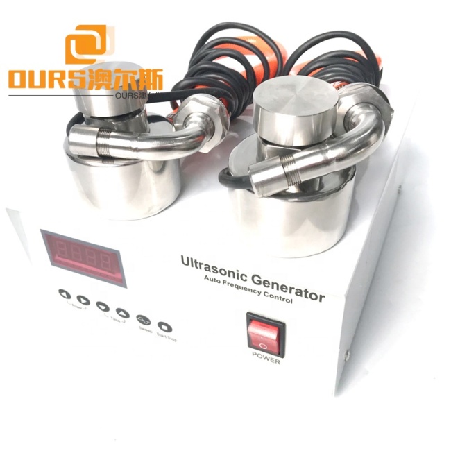 Stainless Steel Ultrasonic Vibration Generator 200W Ultrasonic Vibration Transducer 33KHz For Screening