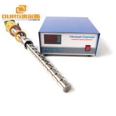 Ultrasonic Extraction Equipment Component 20KHz 1000-2000W Titanium Alloy Ultrasonic Rod Transducer