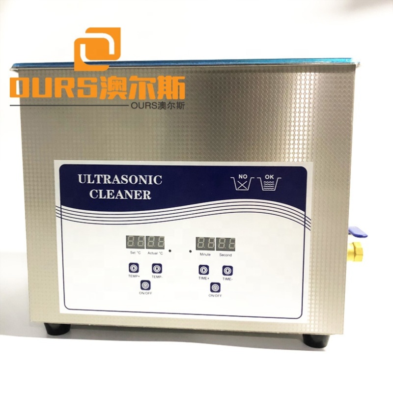 Shenzhen Factory Made 40K Ultrasonic Cleaner With Timer And Heater SUS304 Basket For Screw/Metal Parts Cleaning 10L