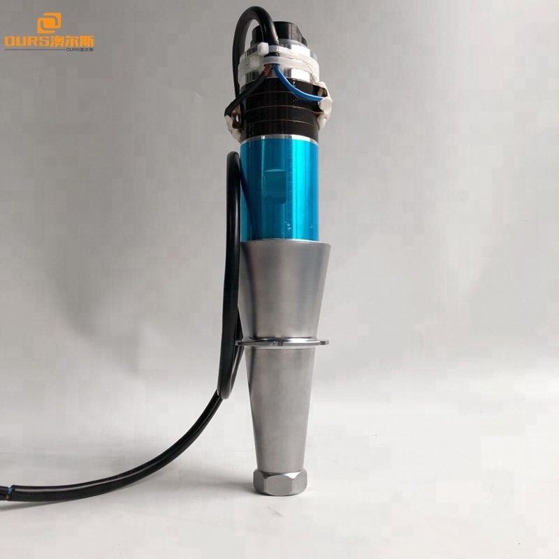 High Power Electrical 15khz 2000W Ultrasonic Welding Transducer With Booster