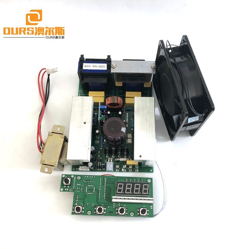 200W 200K High Frequency Cleaning Transducer Ultrasonic Circuit Generator Board With Dispaly Board