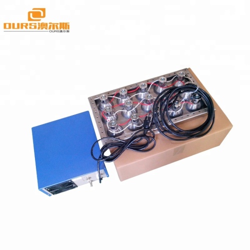 2000W Ultrasonic Cleaning Tanks Immersible Ultrasonic Transducers Pack With Generator