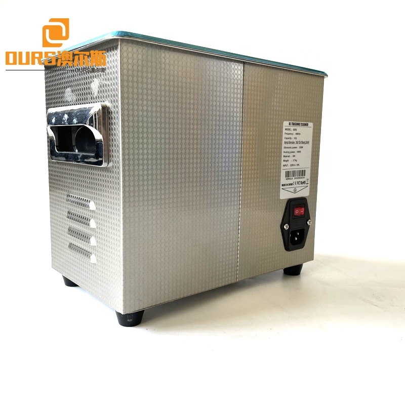 120W Ultrasonic Power And Time Adjustable Table Ultrasonic Cleaner 40KHZ Korean Market Coffee Cup Washer