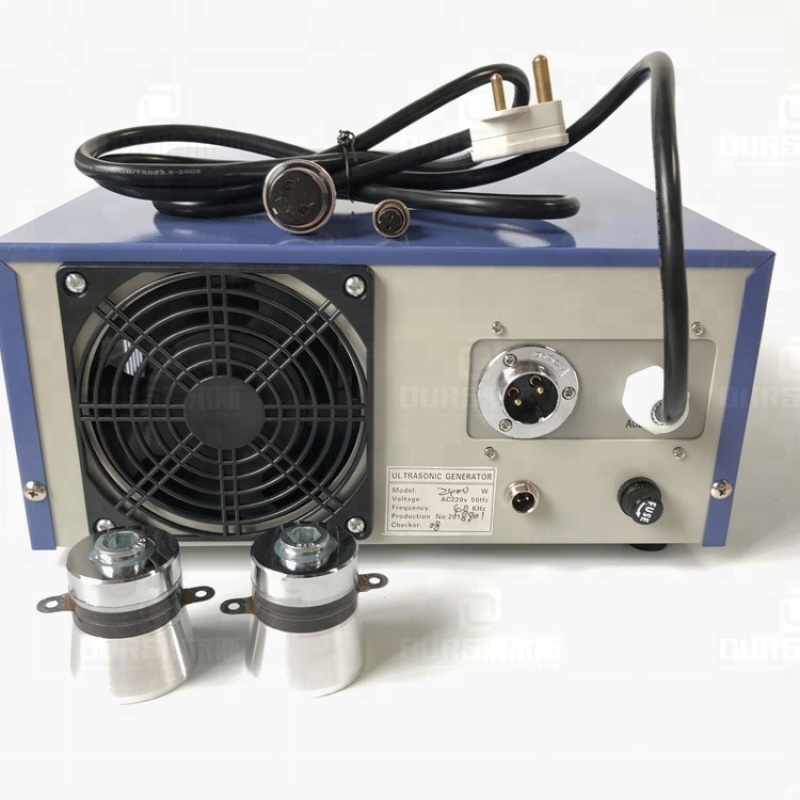 China Professional Manufacturer Supply 40KHZ 2400 Watt Ultrasonic Cleaning Generator With CE