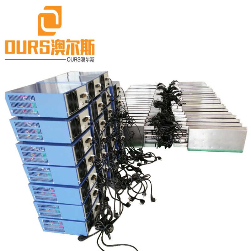 2000W 20KHZ-40KHZ Frequency Optional Customized Electroplating Immersible Ultrasonic cleaning Transducer