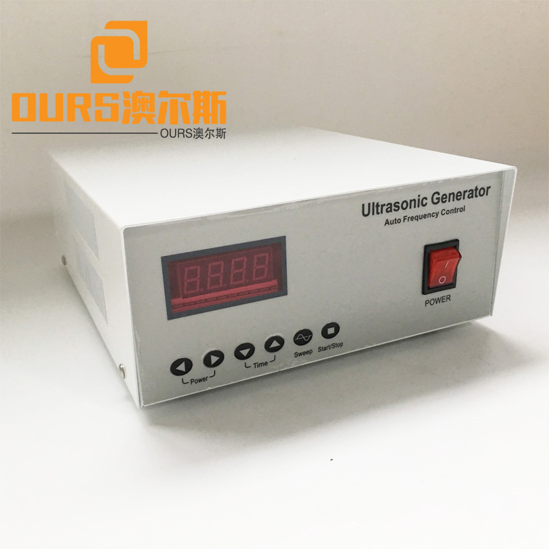 200W Timer And Frequency Adjustable Ultrasonic Cleaning Generator With Four Piece  50W Transducer