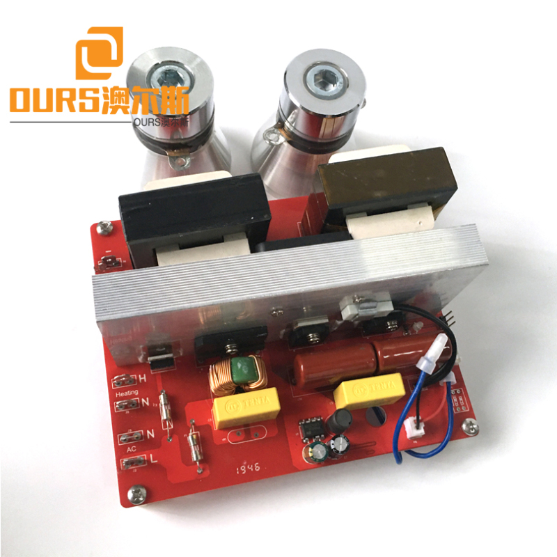 200W 25KHZ-40KHZ Ultrasonic Washers Generator PCB With Ultrasonic Transducer Used In Industrial Washing Machine